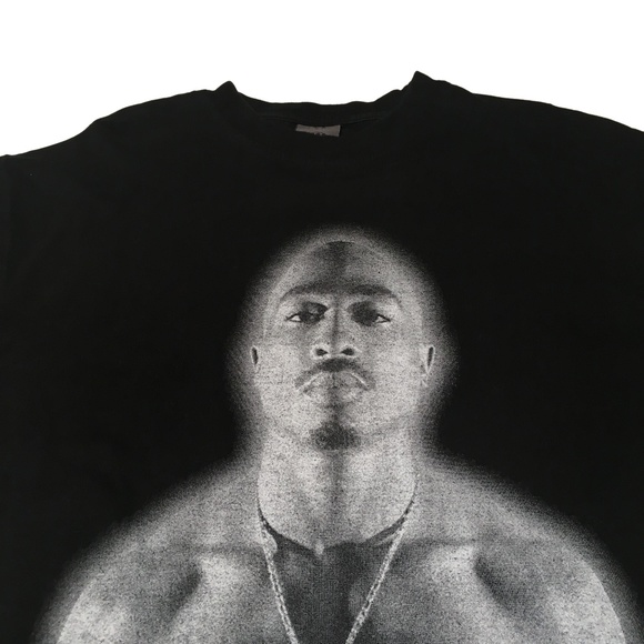 VTG 90s TUPAC Shakur Bootleg Makaveli Raptees - Picture 2 of 8